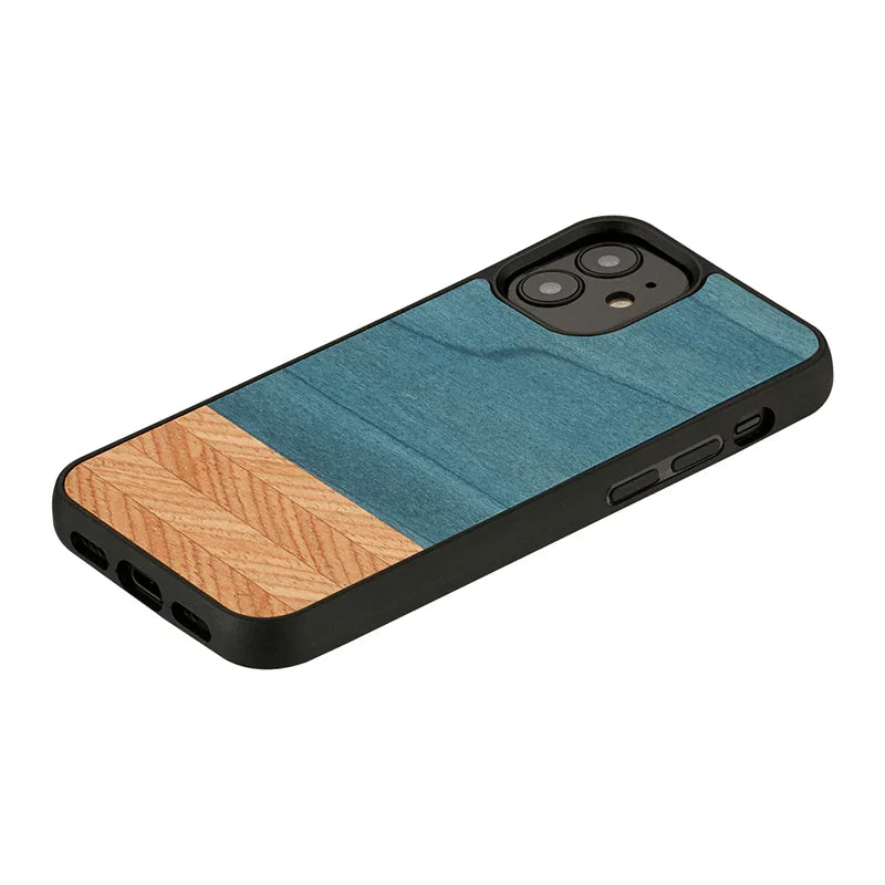 Man & Wood Case For iPhone 12 / 12 Pro - Denim - Tashqila Man & Wood Case For iPhone 12 / 12 Pro - Denim - Tashqila